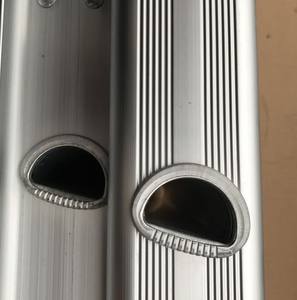 Modern Design Portable Folding Triple Extension Ladder <b>for</b> <b>Kitchen</b> Apartment & Warehouse Use Repair & Construction Maintenance - Product Image 3