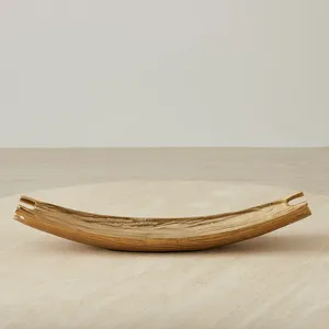 Plateau décoratif en aluminium LuxeServe avec côtés couverts Design élégant et durable pour la maison et les fêtes - Product Image 3