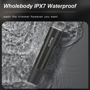 Kit de tondeuses à cheveux sans fil professionnelles pour hommes, tondeuse à barbe puissante avec aspiration des cheveux, alimentation par batterie américaine - Product Image 4