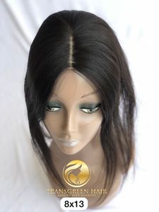 วิกผมแท้จากอินเดีย รุ่น Virgin Remy ขนาด 5 นิ้ว 8x13 แบบตรง 100% ไม่ผ่านการแปรรูป สำหรับผู้หญิง - Product Image 3