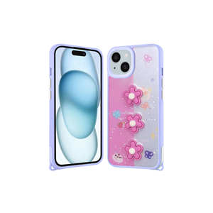 Étui en silicone liquide brillant de luxe pour iPhone 14 Plus, motif en relief, coque de protection pour téléphone, silicone souple A53 7 Plus - Product Image 1