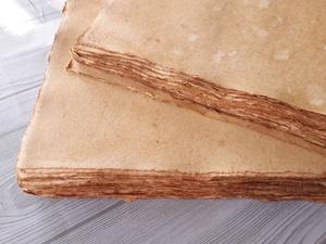 Antique cotton rag Handmade <b>paper</b> <b>A4</b> 20.5 cm X 30 cm 130gsm 100% Cotton Rag sheets Deckle - Product Image 5