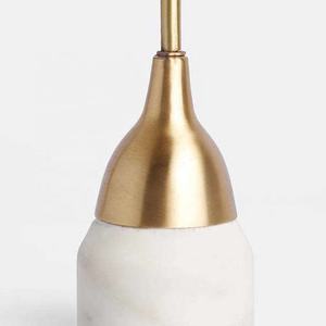 Candelabro de Metal de lujo con Base de mármol pesado, soporte decorativo para decoración del hogar, centro de mesa de boda, bricolaje - Product Image 3