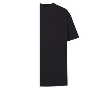 เสื้อยืดลำลองผู้ชายไซส์ใหญ่ สีดำล้วน ปักโลโก้คุณภาพสูง ปรับแต่งได้ น้ำหนัก 220 กรัม ผ้าฝ้ายออร์แกนิค 100% - Product Image 3