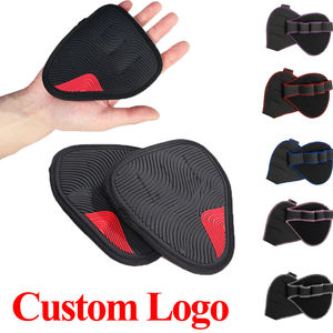 Nuevo diseño de neopreno antideslizante sin dedos levantamiento de pesas mano agarre Palm Pads para Unisex culturismo pesado gimnasio entrenamiento seguridad - Product Image 5