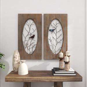 ประติมากรรมศิลปะติดผนังโลหะรูปทรงเรขาคณิตที่ทันสมัยสำหรับห้องนอนห้องนั่งเล่นการตกแต่งบ้านสำเนียงที่ทันสมัย - Product Image 1