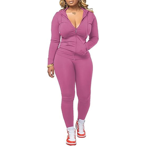 Premium 2025 personalizado mujer corto pesado transpirable chándal Jogger Sudadera con capucha gimnasio Streetwear - Product Image 2