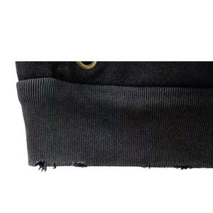 Sudadera con capucha de gran tamaño Lisa 100% algodón lavada con piedra personalizada para hombre para invierno - Product Image 4