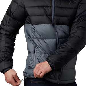 OEM ODM Logo personnalisé Veste matelassée coupe-vent d'hiver pour hommes Vestes solides à capuche bouffantes pour hommes - Product Image 4