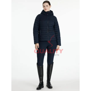 Chaqueta de equitación Ecuestre para mujer, impermeable, transpirable, tejido elástico de primera calidad, corte ergonómico, ropa de abrigo de entrenamiento elegante - Product Image 6