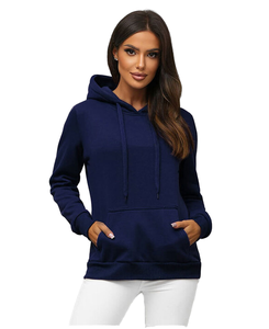 Sudadera con Capucha y Logotipo Frontal para Mujer, Superventas 2026, Transpirable, Holgada, de Poliéster/Algodón Tejido, Ecológica - Product Image 4
