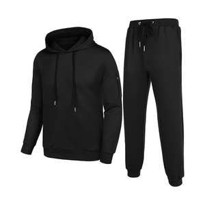 ชุดวอร์มสำหรับผู้ชายสีดำมีซิปรูดดีไซน์โลโก้ออกแบบได้ตามต้องการ - Product Image 6