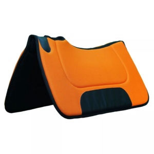 Équipement d'équitation western de haute qualité avec logo personnalisé Tapis de selle en laine synthétique avec doublure en tissu fabriqué en Inde - Product Image 2