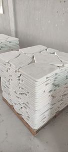 2025 <strong>White</strong> Marble &amp; Light <strong>Travertine</strong> Outdoor Garden Steps Flagstone Irregular Sizes Crazy Paving Stone Driveway Made in Turkiye - Product Image 6