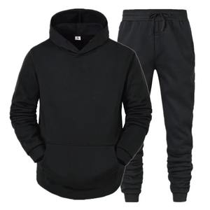Conjunto Deportivo de Invierno 2025 para Hombre, Sudadera con Capucha y Pantalones 2 en 1, Diseño Ecológico, Transpirable, Estampado, Pantalones para Correr, Chándal - Product Image 1