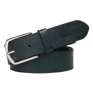 Cinturón de cuero marrón genuino para hombre, superventas, comodidad óptima, con diseño de hebilla de aleación personalizado, 2025 - Product Image 4