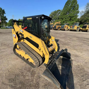 2021 CAT 259D3 Minicargadora Cabina cerrada con acoplador rápido ROPS Carga nominal de 2 toneladas para Mini tareas de carga frontal - Product Image 6