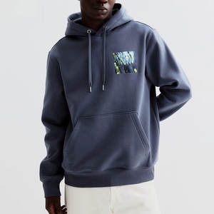 Sweat à capuche tendance minimaliste pour l'hiver, streetwear, 100% coton, coupe sportive, confortable pour tous les jours, haute qualité - Product Image 1