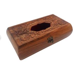 Servilleta decorativa para mesa de Hotel en casa, caja de pañuelos creativa de madera de nogal, servilletero para decoración de mesa de restaurante - Product Image 4