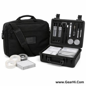 Sac pour équipement d'empreintes digitales, Kit de terrain pour empreintes latentes, en Nylon Cordura 1000D, avec kit de traitement de la poudre CSI et de la bande de levage, pour kit de scène de crime - Product Image 1