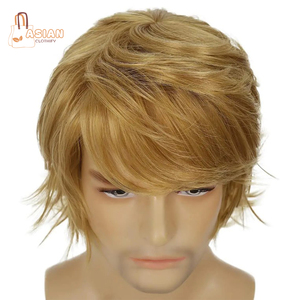 Parche de cabello humano largo y corto de encaje de piel fina a la moda de aspecto Natural Peluca de cabello permanente para hombres - Product Image 1