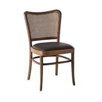 Chaises d'intérieur élégantes et confortables de haute qualité pour restaurants et hôtels, base en bois