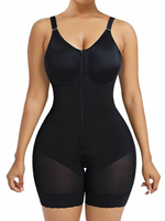 Body Shaper Zipper Nylon Tissu en maille dure Maille épaisse Version renforcée Body Suit