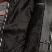 Veste en cuir véritable et toile de haute qualité avec logo personnalisé, coupe-vent, respirante, pour hommes, motards, style café racer, enduite de cire