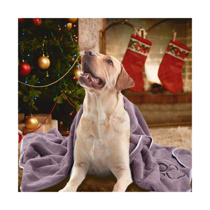 Multi Color Ultra Soft Fabric Washable Absorbent <b>Cat</b> Dog Bath Towel Dogs Best Selling Animal Accessories <b>Top</b> Quality Towel - Product Image 3