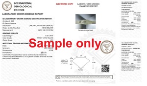 IGI Certifié 0,33 ct Jaune vif Fantaisie Loose Lab Grown Diamond VS2 Qualité pour les bagues d'anniversaire et de fiançailles-Forme de poire - Product Image 5