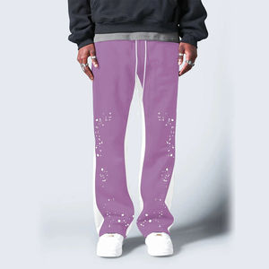 Pantalons de survêtement pour hommes de haute qualité, couleur contrastée, respirants, séchage rapide, pour un usage décontracté, fournisseur en gros - Product Image 5