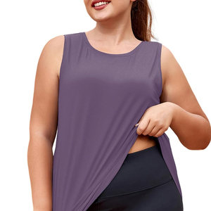Womens breathable yoga <b>tops</b> custom gym workout apparel oem fitness activewear with logo and private label service options - Product Image 1