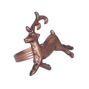 Anneau de serviette en métal design pour la décoration de table de mariage, anneau de serviette en métal design pour mariage - Product Image 2