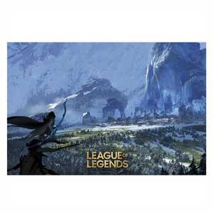 Affiche League of Legends Freljord, impression numérique sur toile et polyester, bannière graphique - Product Image 1