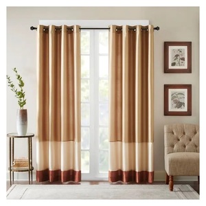 Wholesale Ready Made Fabric Cheap <b>String</b> Door Curtain Top Selling Product Home Sizzler 100% Cotton Polyester Curtain Decoration - Product Image 3