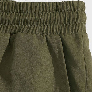 Hombres ligero nueva moda a prueba de viento holgado estilo táctico Streetwear Cargo pantalón personalizable Logo raya lateral corta - Product Image 5