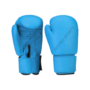 Gants de boxe thaï en cuir pu pour équipement d'entraînement prix de gros LOGO personnalisé et couleur - Product Image 4
