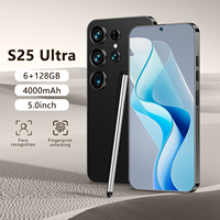 Smartphone S25 Ultra Mini Style 5G 6 Go 128 Go Android 13 Appareil Photo 108 MP Double SIM Reconnaissance Faciale Téléphone Portable 4000 mAh Prix Abordable