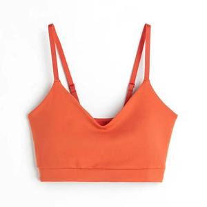Soutien-gorge de sport sans couture respirant à séchage rapide avec fermeture éclair avant, grande taille, pour le yoga et le fitness, dos nu, maintien élevé, vente en gros - Product Image 4
