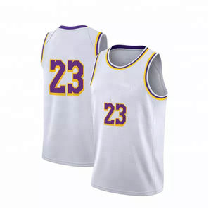 Vente en gros de maillots de basket-ball pour hommes grande taille uniformes de basket-ball colorés personnalisés 100% maillots de basket-ball en polyester sans manches - Product Image 2