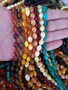 Stock de 33 perles orange transparentes en résine époxy Tasbih à vendre perles de 10mm chapelets islamiques religieux collier catholique bijoux - Product Image 3