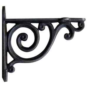 Country Rustic <b>Wrought</b> Cast <b>Iron</b> Farmhouse <b>Shelf</b> <b>Brackets</b> Triangle <b>Bracket</b> Home Hardware Accessories for Farmhouse <b>Iron</b> <b>Shelves</b> - Product Image 4