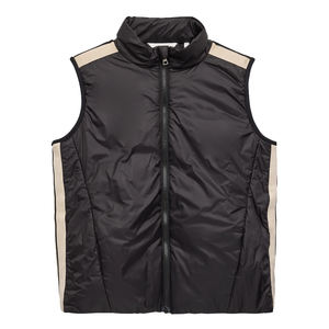 Chaleco acolchado de invierno Unisex de estilo informal de tela transpirable para hombre, abrigo mate personalizado, chaleco de burbujas con relleno hinchado, chaquetas para hombre - Product Image 1