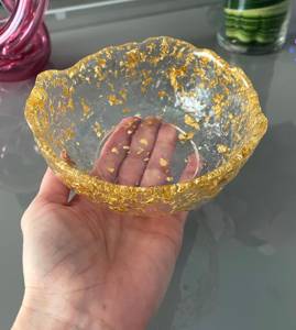 Bohemian Ocean Inspired Resin Bowl with Shell Pieces for Beach Decor Party Summer Home <b>Settings</b>-Eco-Friendly - Product Image 1