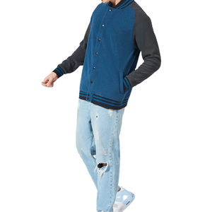 Chaqueta Varsity de Béisbol Hip Hop 2025 para Hombre, con Letras Bordadas de Pelo Sintético, Holgada, Transpirable, Diseño Personalizable OEM - Product Image 3