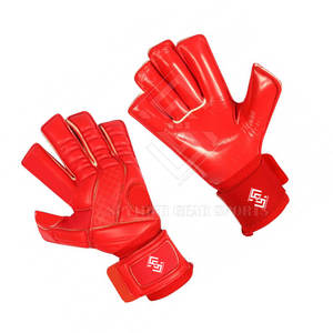 ถุงมือผู้รักษาประตูแบบสวมนิ้วทำจากยางมีตะขอและห่วงแบบกันลื่นนุ่มสบายสุดๆ - Product Image 3