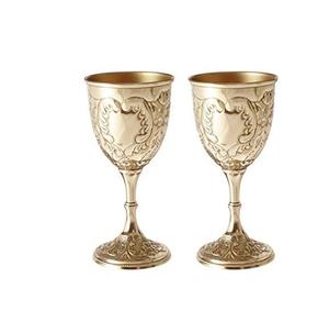 Comprar copas vintage en línea y vasos caros para beber en bodas Juego de copas de cáliz de diseño grabado a mano para fiestas de Navidad - Product Image 1
