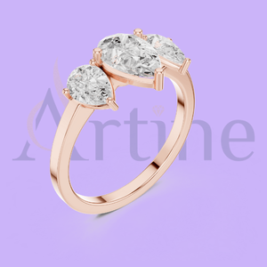 10K Oro Diseño Tradicional Anillo Mujer - Product Image 1