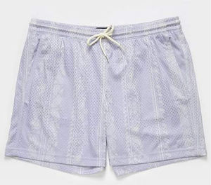 Short de plage athlétique en maille à séchage rapide pour hommes, personnalisé, vente en gros, broderie par sublimation avec poches élastiques à la taille, ensembles de style - Product Image 3