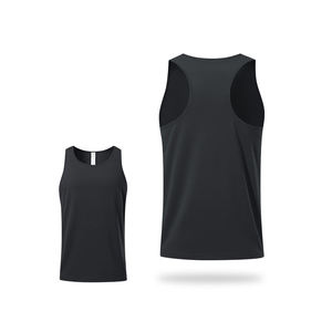 Camisetas sin mangas transpirables ajustadas para mujer, colores personalizables, Camiseta deportiva informal de verano para Yoga, venta al por mayor, tela de lona con estampado personalizado - Product Image 2